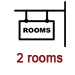 2 rooms